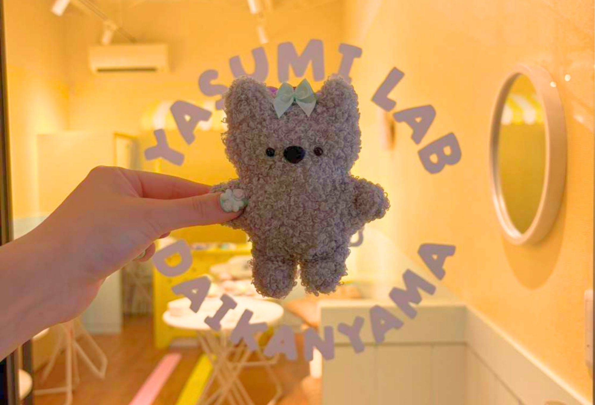 くまのぬいぐるみストラップのサンプル