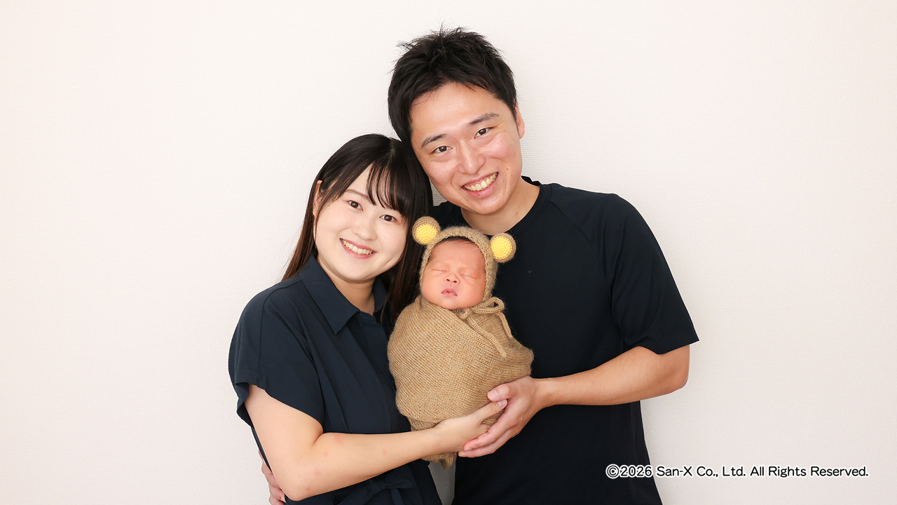 ご家族も笑顔で撮影